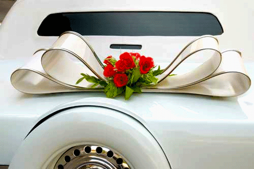 Как украсить машину на свадьбу своими руками, популярные свадебные украшения